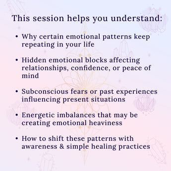 Emotional Pattern Decoding & Healing Session - WorldOfOorja