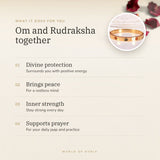 Om 5 Mukhi Rudraksha Kada benefits – World of Oorja