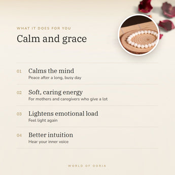 Mother of Pearl Bracelet benefits – World of Oorja
