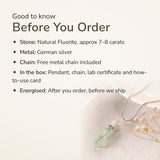 Flourite Pencil Pendant – good to know before you order