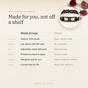 Why World of Oorja – Scorpio Metal Zodiac Bracelet made for you, finished by hand in Jaipur