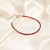 Garnet Anklet - WorldOfOorja