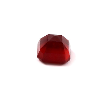 World of Oorja authentic Gomed gemstone 6.33 carat 6.89 ratti square faceted with lab certificate