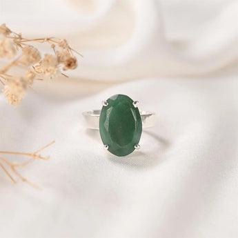 Green Aventurine Ring – Stone of Opportunity for Luck & Career Growth – image 1