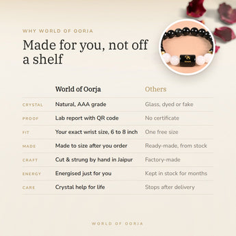 Why World of Oorja – Scorpio Zodiac Bracelet made for you, finished by hand in Jaipur