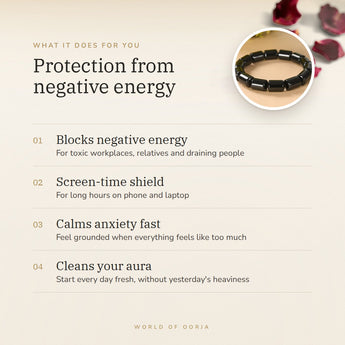 Black Tourmaline Cylinder Bracelet benefits – World of Oorja