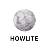 Howlite bead