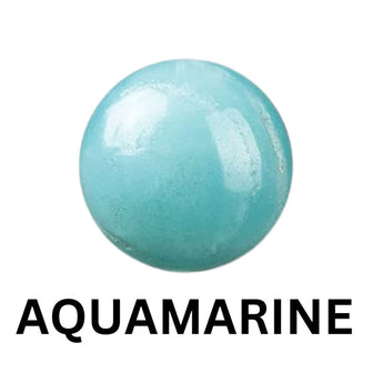 Aquamarine bead