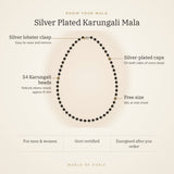 Know your Silver Plated Karungali Mala – beads, finish and fit