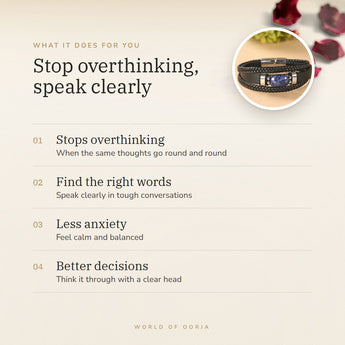 Sodalite Leather Bracelet benefits – World of Oorja