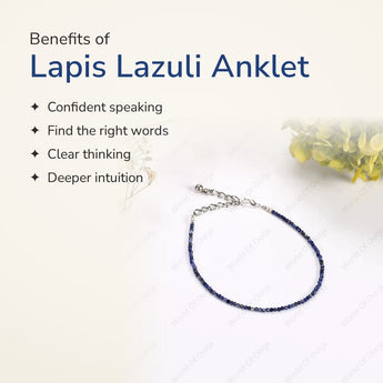 Benefits of Lapis Lazuli Anklet – World of Oorja