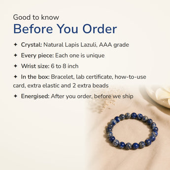 Lapis Lazuli Bracelet – good to know before you order