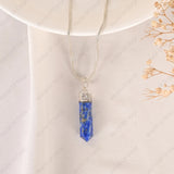 Lapis Lazuli Pencil Pendant - WorldOfOorja