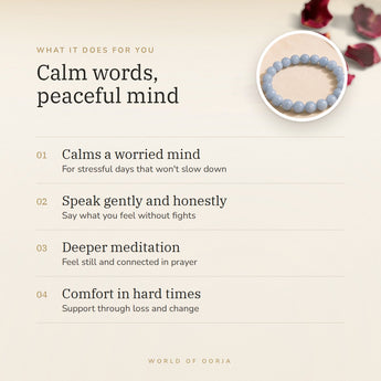 Angelite bracelet benefits – World of Oorja