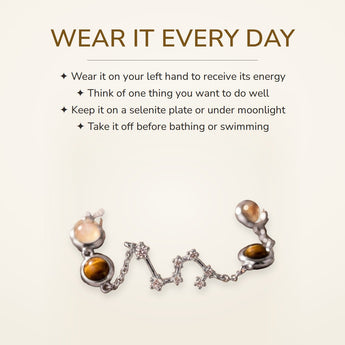 How to wear your Leo Constellation Bracelet