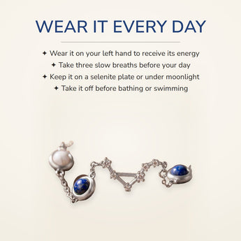 How to wear your Libra Constellation Bracelet