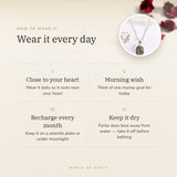 How to wear your Raw Pyrite Oval Pendant – daily wear, morning wish, recharge on selenite or moonlight