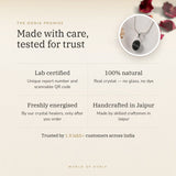 The Oorja promise – Sulemani Hakik Pendant, lab certified and energised after you order
