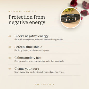Black Tourmaline Leather Bracelet benefits – World of Oorja