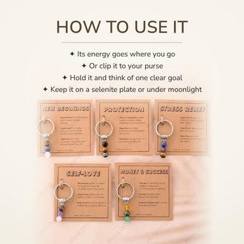 How to use your Manifestation Keychains