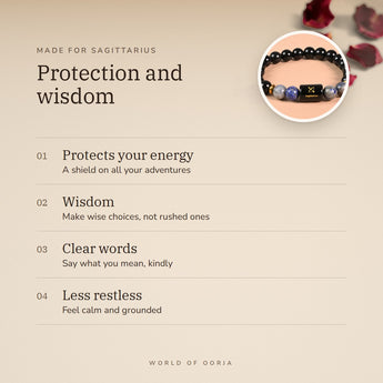 Sagittarius Zodiac Bracelet benefits – World of Oorja