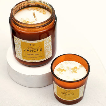 Mini Citrine Golden Dawn Candle - WorldOfOorja