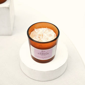 Mini Rose Quartz Rose Kiss Candle - WorldOfOorja