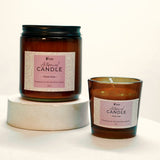 Mini Rose Quartz Rose Kiss Candle - WorldOfOorja