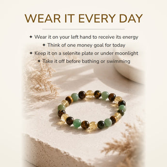 How to wear your Money Attraction Bracelet