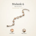 Mulank 6 Venus Charm Bracelet with Rose Quartz and Milky Quartz – World of Oorja