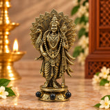 Murugan idol in Panchdhatu gold finish