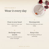 How to wear your Carnelian Pencil Pendant – daily wear, morning wish, recharge on selenite or moonlight