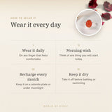How to wear your Carnelian Ring – daily wear, morning wish, recharge on selenite or moonlight