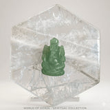 Green Aventurine Ganesha idol for car