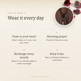 How to wear your Hanuman Chalisa 9 Verse Pendant – daily wear, morning prayer, recharge on selenite or moonlight