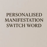 Personalised Switch Word card