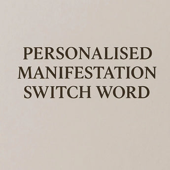 Personalised Switch Word card