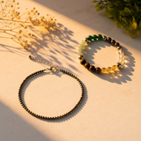 World of Oorja Rajyog Combo with Dhan Yog Bracelet and Pyrite Anklet