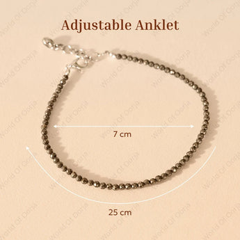 Pyrite Anklet - WorldOfOorja