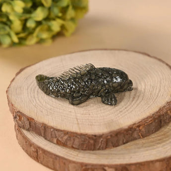 Pyrite Crystal Fish – image 4