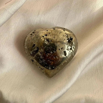 Pyrite Heart - Peru Origin - WorldOfOorja