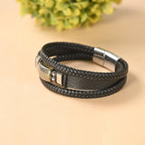 Pyrite Leather Bracelet – image 4