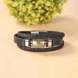 Pyrite Leather Bracelet – image 1
