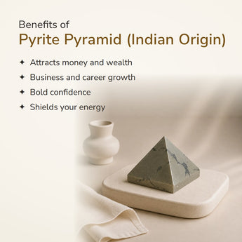Benefits of Pyrite Pyramid (Indian Origin) – World of Oorja