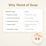 Why World of Oorja – Raw Pyrite Studs