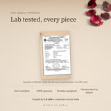 Silver Plated Karungali Bracelet lab certificate with QR code – The Oorja promise