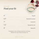 Amazonite Bracelet size guide – 6 to 8 inch