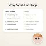 Why World of Oorja – Raw Black Tourmaline Studs