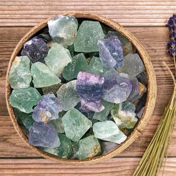 Raw Multiflourite Cluster - WorldOfOorja