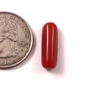 Red Coral (moonga) (7.5 Ratti, 6.88 Carat) - WorldOfOorja